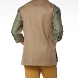 Purdey Men's Francolin Heavy Button Shooting Vest - Khaki Green 